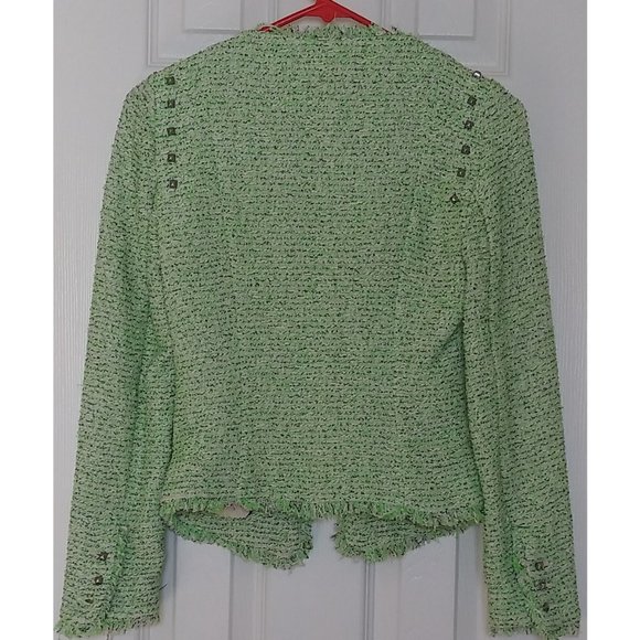 Zara Trafaluc Collection - Heather Green Tweed Jacket - XS - Picture 2 of 2